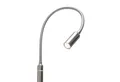 kalb Bettleuchte 3W LED Leseleuchte Nachttischlampe Bettlampe Leselampe dimmbar, 1er Set chrom, warmweiß