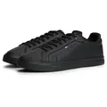 Tommy Hilfiger ICON COURT LIGHT ESS Sneaker, Freizeitschuh, Halbschuh, Schnürschuh, weich gepolsterter Schaftrand schwarz 44 EU