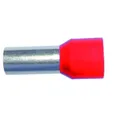 Isolierte Aderendhülse 1 mm² rot, Inhalt 100 Stück  Aderendhülse