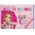Depesche 13503 TOPModel - DIY Badebomben Set Beauty and Me, zum Herstellen von 2 Badekugeln mit Vanille Duft, inkl. Schüssel, Spachtel etc.