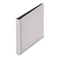 Hama Fotoalbum Memories (Buch Album zum Selbstgestalten, Photo Album zum Einkleben, 50 schwarze Seiten, Fotobuch 25x25 cm, Stoffeinband mit Goldprägung) grau