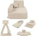 AngeLove Kindersessel, Beige, Textil, 80x24x80 cm, Kinder- & Jugendzimmer, Kindermöbel, Kindersitzmöbel & -tische, Kindersessel & -sofas