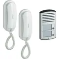 Legrand Sprint 2 Way Audio Kit with Handsets and Push Button Entrance Panel (366821)