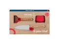 Opinel Kinderkochmesser Le Petit Chef Kinder Küchenmesser-Set, 3-teilig