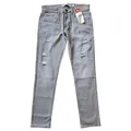 Indicode Herren Jeans Hose INFranzer Gr W33/L34 Grau Destroy Details NEU