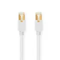 Nedis Cat 6 Kabel | RJ45 Stecker | RJ45 Stecker | S/FTP | 3.00 m | rund | LSZH / PVC | Weiss | Verpackung mit Sichtfenster
