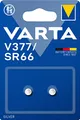 VARTA Batterien Knopfzellen V377/SR66, 2 Stück, Silver Coin, 1,55V, kindersichere Verpackung, für elektronische Kleingeräte - Uhren, Autoschlüssel, Fernbedienungen, Waagen, Made in Germany