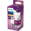 Philips Lampe 60 W A19 E27, 7,5 W, 60 W, E27, 806 lm, 15000 h, Warmweiß