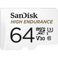 SANDISK High Endurance (64 GB, microSDXC, U3, UHS-I) (SDSQQNR-064G-GN6IA)