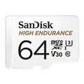 SanDisk High Endurance microSDXC Karte mit SD-Adapter, C10, U3, V30 64 GB