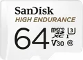 SanDisk 64 GB MicroSDXC High Endurance Capacity SD MicroSDHC Micro SDXC (SDSQQNR-064G-GN6IA)