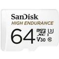 SanDisk High Endurance R100/W40 microSDXC 64GB Kit, UHS-I U3, Class 10