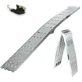 Trutzholm 1 X Auffahrrampe Klappbar 226 Cm Traglast 680 Kg Alu Grau Motorradrampe Verladerampe