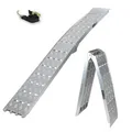 Auffahrrampe Motorradrampe Quadrampe 226 cm 680 kg klappbar geriffelt Alu