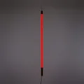 Stehleuchte SELETTI, Linea, Rot, für Wohnzimmer, Glas, Design - 135.6