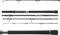 DAIWA Saltiga Air Portable, 2,5m, 8,2ft, 120-160g, 4 Teile, Salzwasser Reise-Spinning Angelrute, extra fast / fast, 11501-255