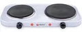 ALPINA Doppelkochplatten, 2500 Watt, Weiß