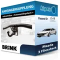 BRINK Anhängekupplung abnehmbar passend für Mazda 3 Fliessheck 11.2018-jetzt neu