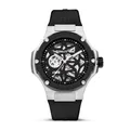 Cerruti 1881 - Armbanduhr Automatic Lucardo - Automatic Uhrwerk - Gehäusebreite: 55.6 mm - Edelstahl - Black - 5 ATM