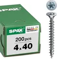 200 Stück - Cimco Spanplattenschraube 4x40mm Senkkopf 19 3029 / 39909 (193029)