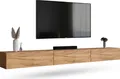 WEST TV Schrank 300 cm Fernsehtisch Sideboard, hängend oder stehend TV Möbel