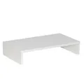 CARO-Möbel Monitorständer Monitor Schreibtischaufsatz Bildschirmerhöhung in weiß 50 x 10 x 27 cm (B x H x T)