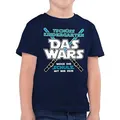 Shirtracer T-Shirt Das Wars Kindergarten Tschüss Kita (1-tlg) Einschulung Junge Schulanfang Geschenke blau 116 (5/6 Jahre)