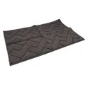 Biscpro Fußmatte Grau 50x80cm Innen und Außen, Waschbar Fussmatte, Wasserdicht T