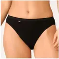 sloggi Slip sloggi Basic+ Tai 4er Pack schwarz 44