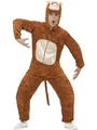 Smiffys Monkey Costume, Adult, Brown Halloween und Karneval