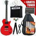 E-Gitarre Komplett Set Verstärker Amplifier Stimmgerät Tuner Gigbag Tasche Band