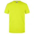 Men's Signal Workwear T-Shirt Strapazierfähiges und pflegeleichtes T-Shirt in Signalfarben gelb/neon, Gr. XXL
