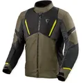 Revit Undulate H2O, Textiljacke wasserdicht - Dunkelgrün/Schwarz - XL