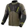 Revit Motorradjacke Undulate H2O wasserdichte Motorrad Textiljacke herausnehmbares Innenfutter,wasserdicht braun|grau XL