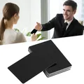 50 Stück Metall Visitenkarten Leere Visitenkarten Aus Aluminiumlegierung Visi...