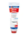 Baufan Ausbesserungsfarbe Weiß 250ml inkl. Auftragsbürste für Reparaturen