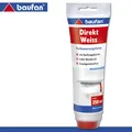 Baufan 250 ml Direkt Weiss Ausbesserungsfarbe mit Auftragsbürste