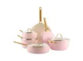 GREENPAN Pfannen-Set Padova Reserve 6-tlg. Topf & Pfannen-Set Spülmaschinenfest, Aluminium, Kratzfest, Keramik, alle Herdarten, Backofengeeignet Ø 18-28 cm