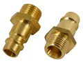 Druckluft-Anschluss Nippel 1/4 Zoll AG Norm NW 7.2 Stecknippel Pneumatik Fitting