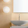 Deckenleuchte Louis Poulsen, Weiß, für Wohnzimmer, Glas