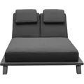 CLEMENTO Bali Doppelliege Aluminium Sunbrella - Anthrazite