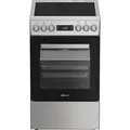 Bauknecht B5V8LMX, Freistehender Herd, Schwarz, Silber, Drehregler, Berührung, Silber, Vorderseite, Keramik - Schwarz/Silber