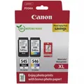Canon PG545XL Schwarz & CL546XL Mehrfarbig Tinte Druckerpatrone für PIXMA MG255