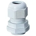 Hensel AKM 32 Anbau-Kabelstutzen M32 mit Gegenmutter, Dichtbereich 15 bis 21 mm, IP66/IP67, grau RAL 7035