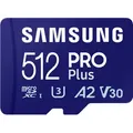 Samsung PRO Plus 2023 microSDXC-Speicherkarte 512 GB Leserate von bis zu 180 MB/s
