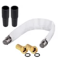 Fensterdurchführung Sat Antennenkabel Flachkabel Koaxial Fenster 3D + Stecker
