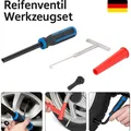 BGS 8766 | Reifenventil-Einziehwerkzeugsatz | 4-tlg.