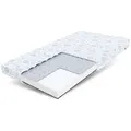 FDM Kindermatratze, Hellblau, Kunststoff, Textil, Animalprint, H2 + H3, Füllung: Kaltschaum, Rechteckig, 90x180 cm, Oeko-Tex® Standard 100, atmungsaktiv, Bezug abnehmbar/waschbar, wendbar, Wendematratze, Schlafzimmer, Matratzen Shop, Matratzen, Jugend- & Kindermatratzen