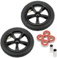 Mach1 2 Stück Big Wheel 205mm Kick Scooter Air Luft Reifen-Set inkl. Kugellager + Spacer - Cityscooter Ersatz Rollen