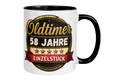 Momentals Tasse 58 Geburtstag Mann Frau – Oldtimer Einzelstück – Geburtstagsgeschenk, Gratis Versand · Links-&Rechtshänder · Spülmaschinenfest